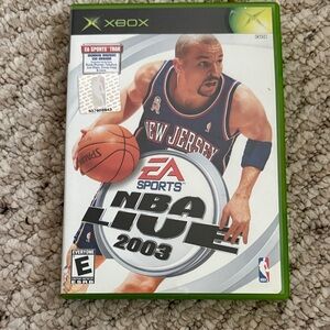 NBA Live 2003 Xbox Game - Green Case